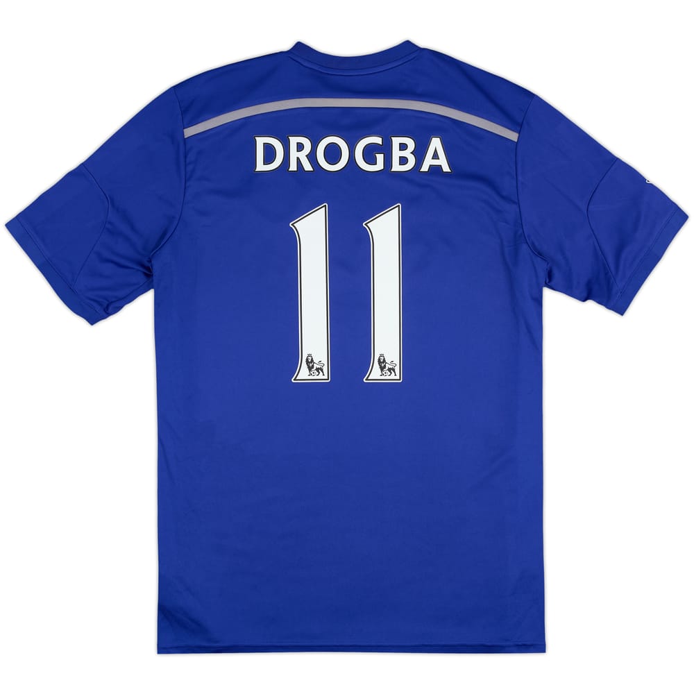 2014-15 Chelsea Home Shirt Drogba #11 - 8/10 - (L)
