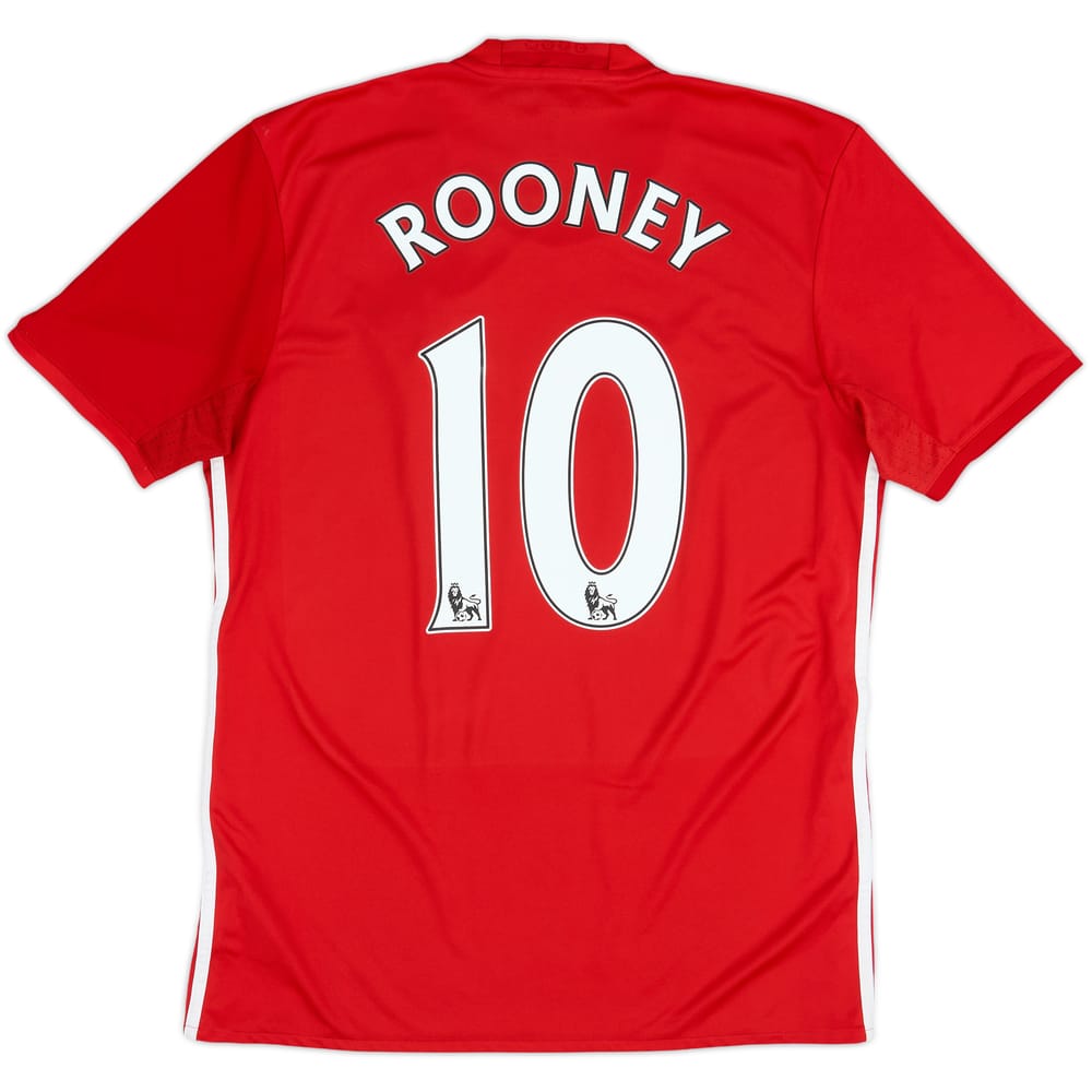 2016-17 Manchester United Home Shirt Rooney #10 - 6/10 - (M)