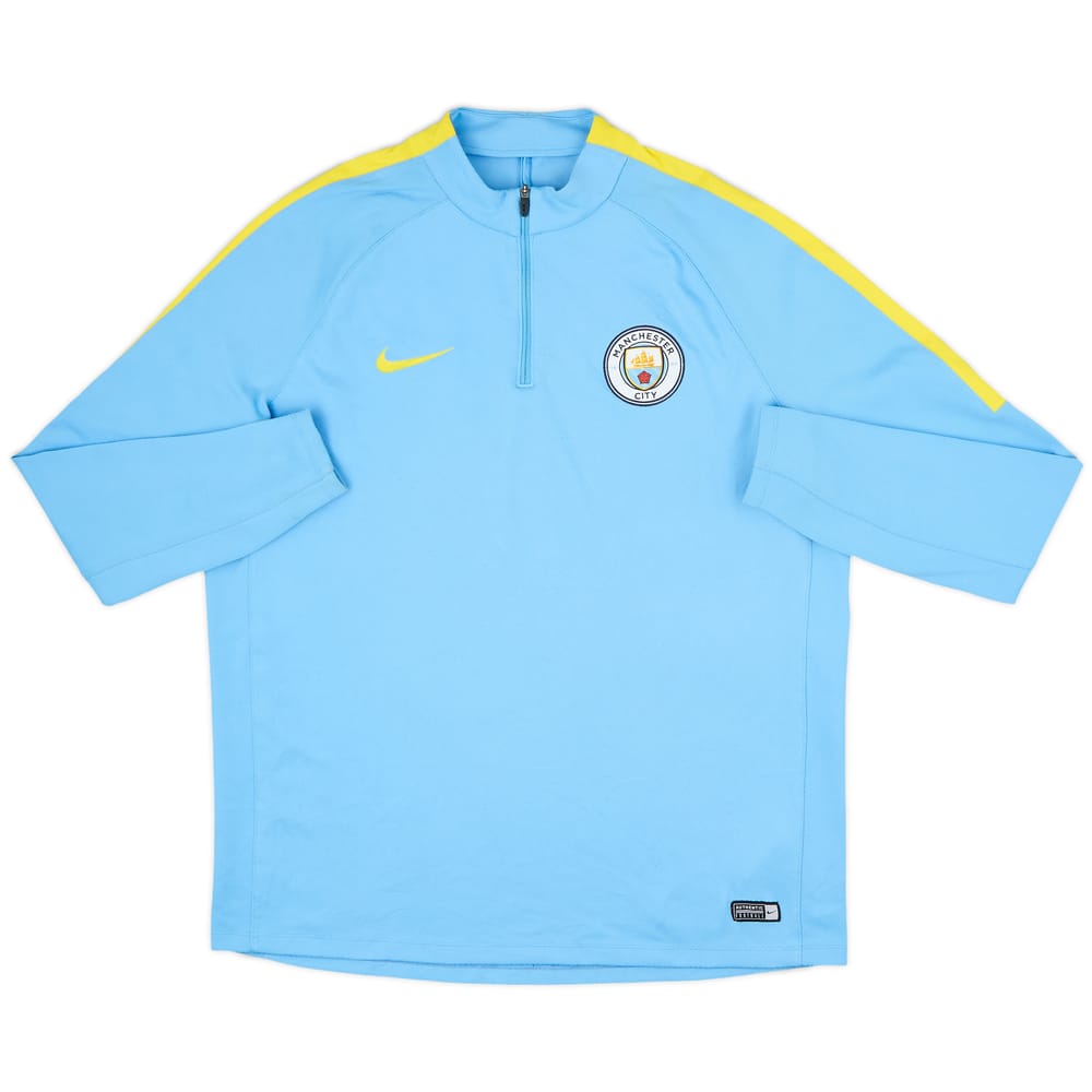 2016-17 Manchester City Nike 1/4 Zip Training Top - 5/10 - (XL)