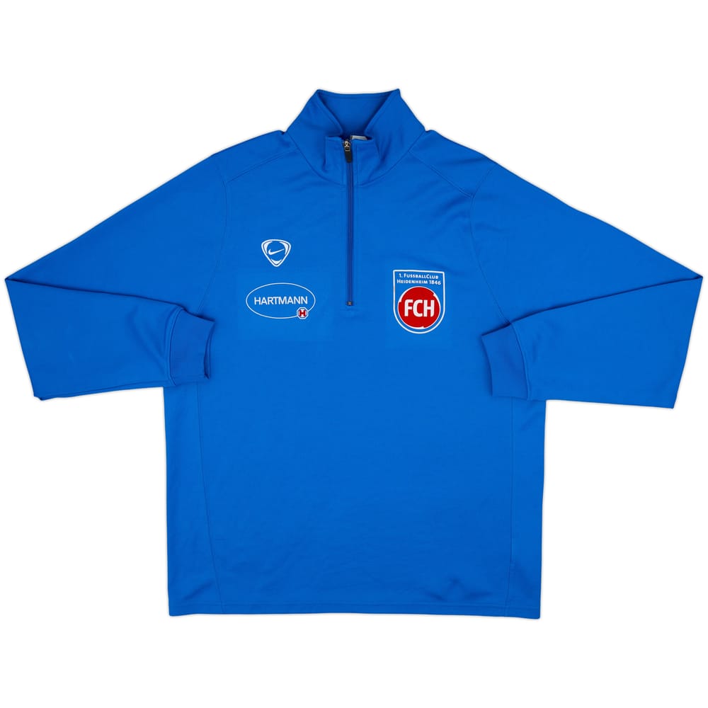 2007-08 Heidenheim Player Issue Nike 1/4 Zip Drill Top - 6/10 - (L)