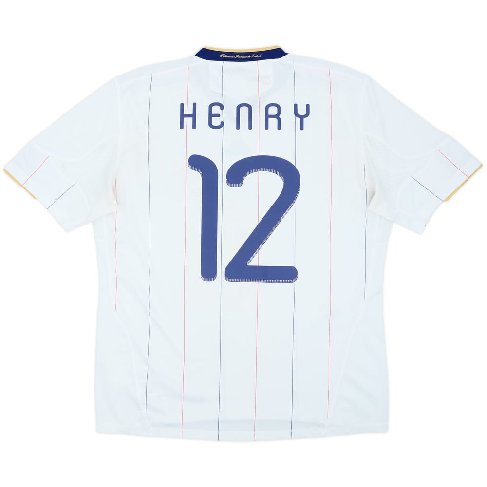 2009-10 France Away Shirt Henry #12 - 6/10 - (L)