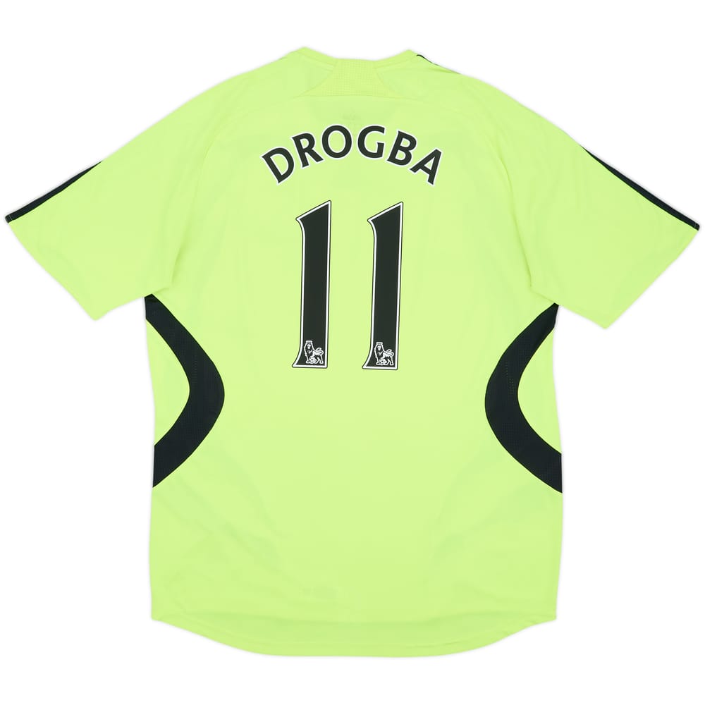 2007-08 Chelsea Away Shirt Drogba #11 - 7/10 - (L)