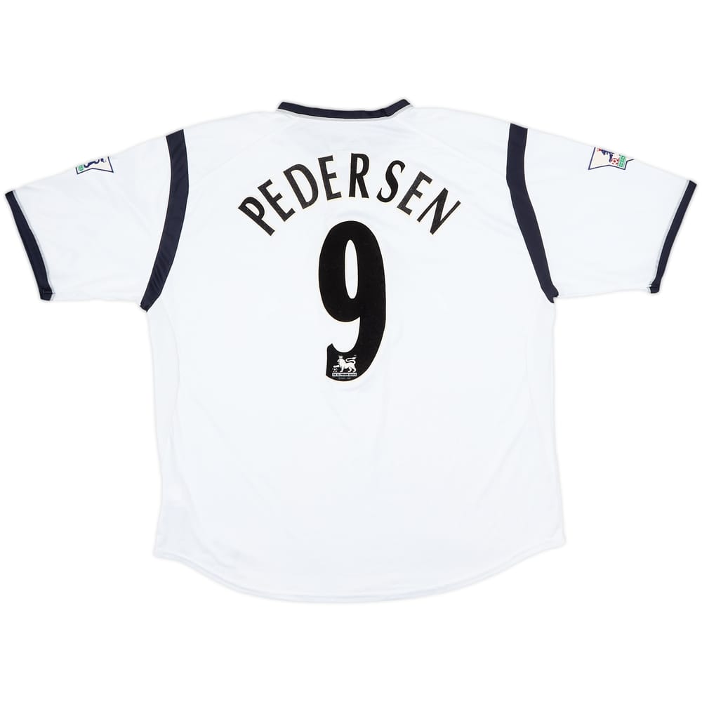 2001-03 Bolton Home Shirt Pedersen #9 - 8/10 - (XL)