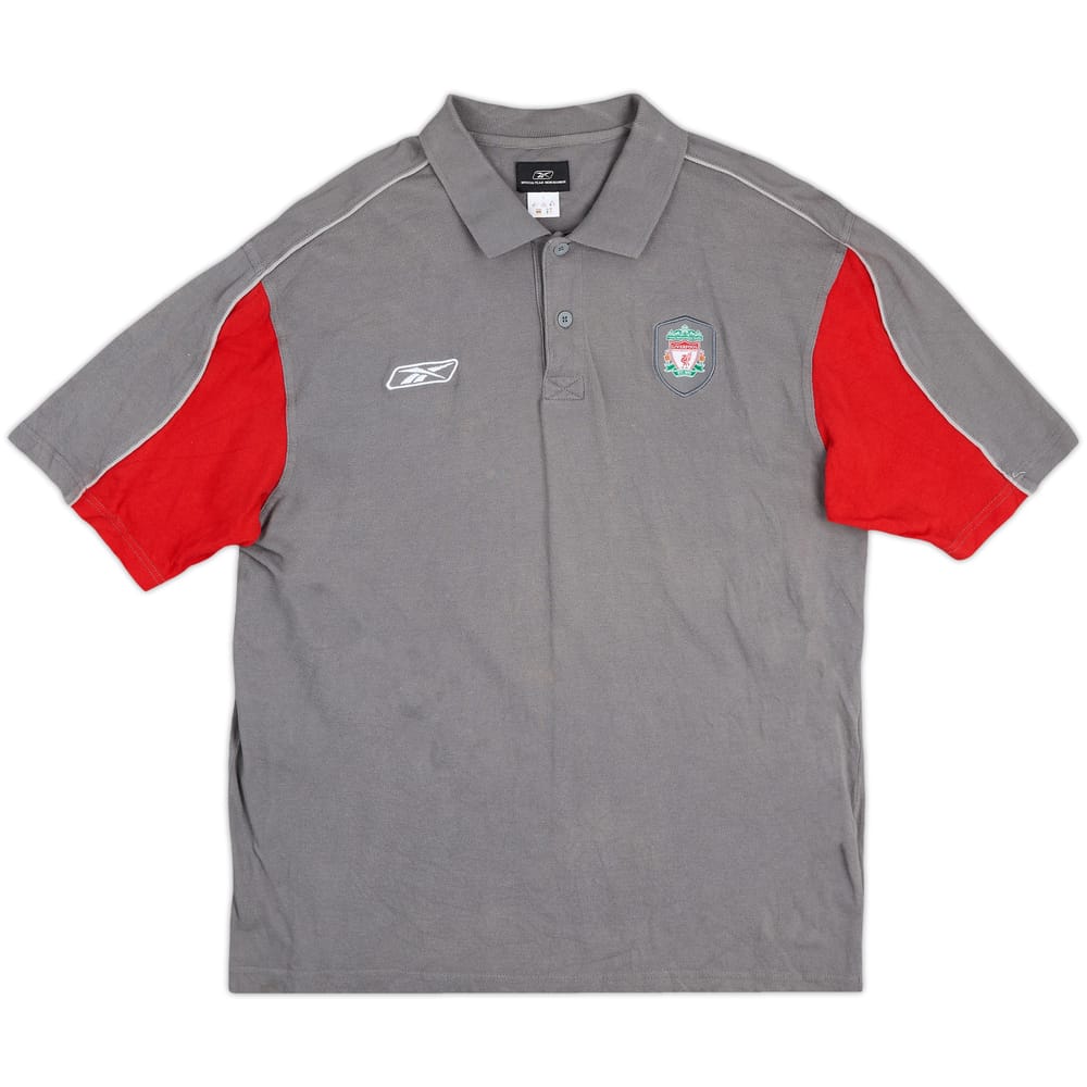 2003-04 Liverpool Reebok Polo Shirt - 6/10 - (L)