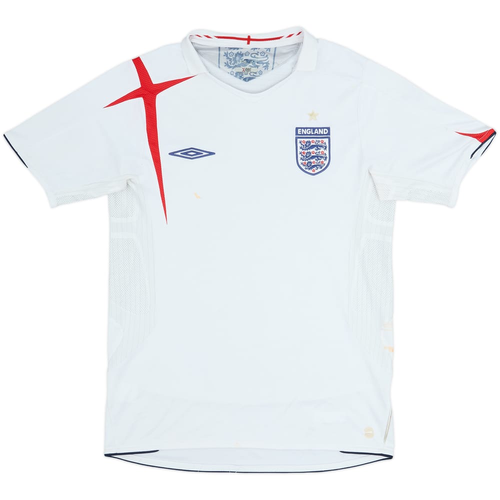 2005-07 England Home Shirt - 5/10 - (S)