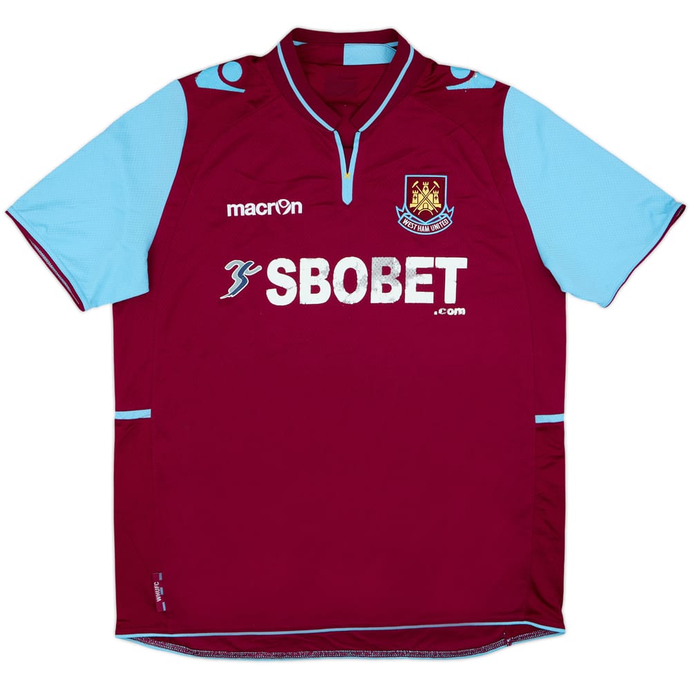 2012-13 West Ham Home Shirt - 4/10 - (XL)