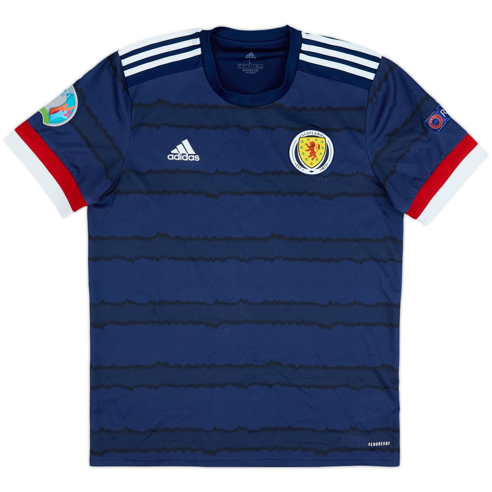 2020-22 Scotland Home Shirt - 8/10 - (L)