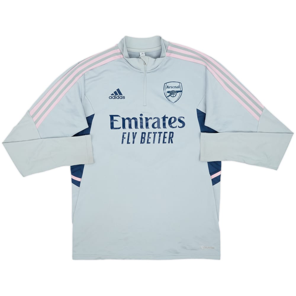 2022-23 Arsenal adidas 1/4 Zip Training Top - 7/10 - (M)