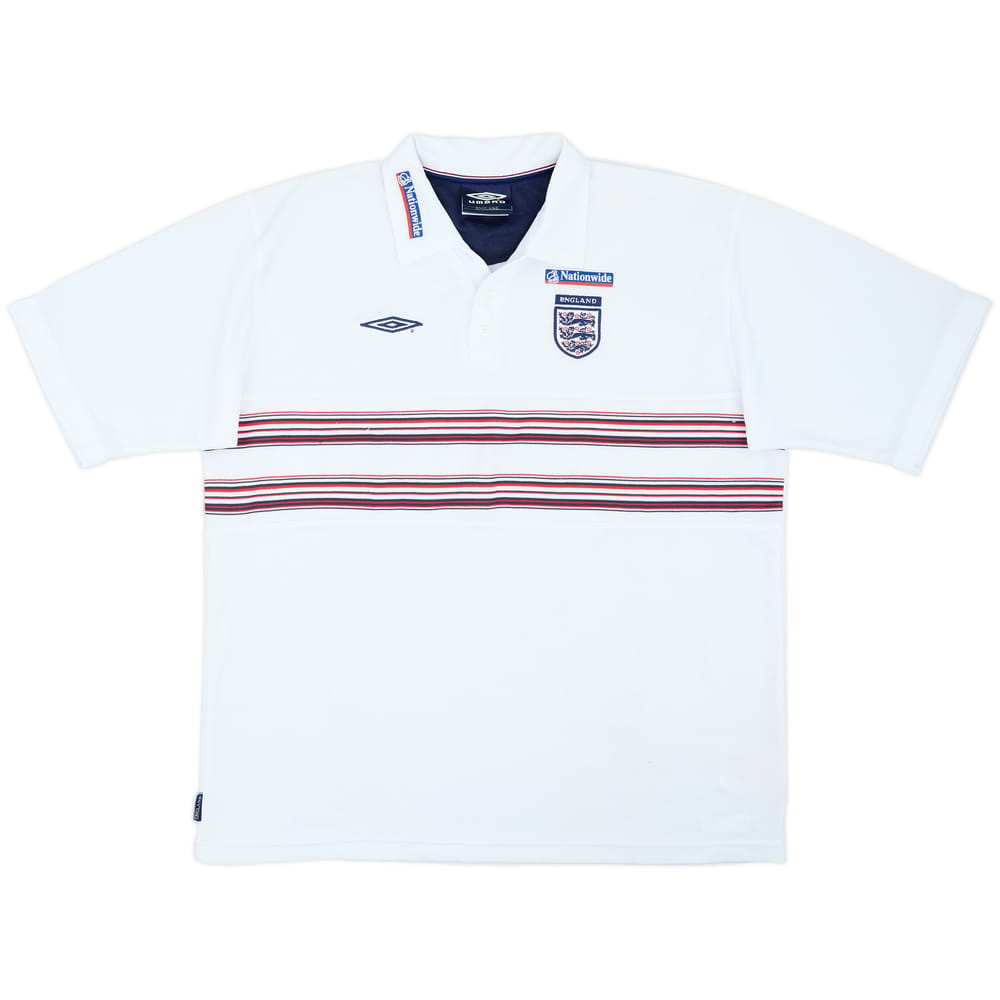 2002-04 England Umbro Polo Shirt - 7/10 - (XXL)