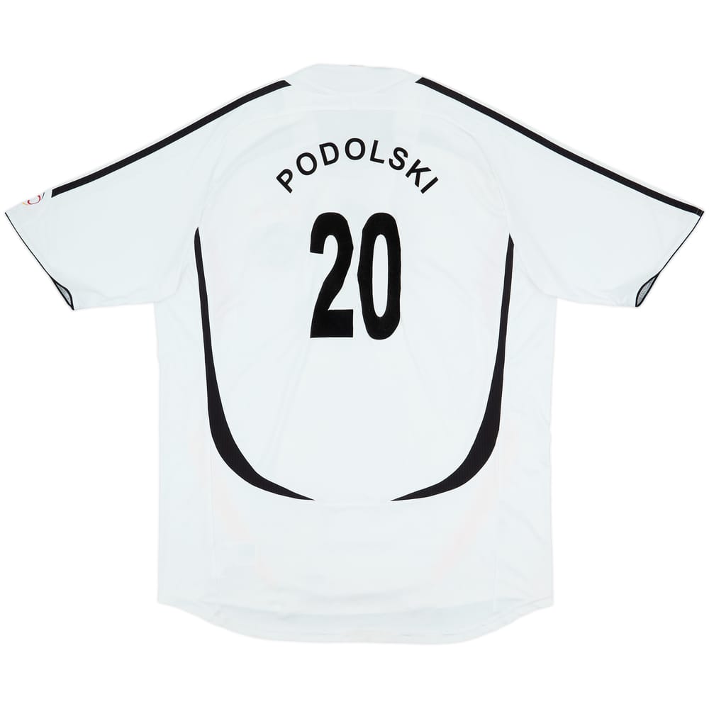 2005-07 Germany Home Shirt Podolski #20 - 7/10 - (XL)