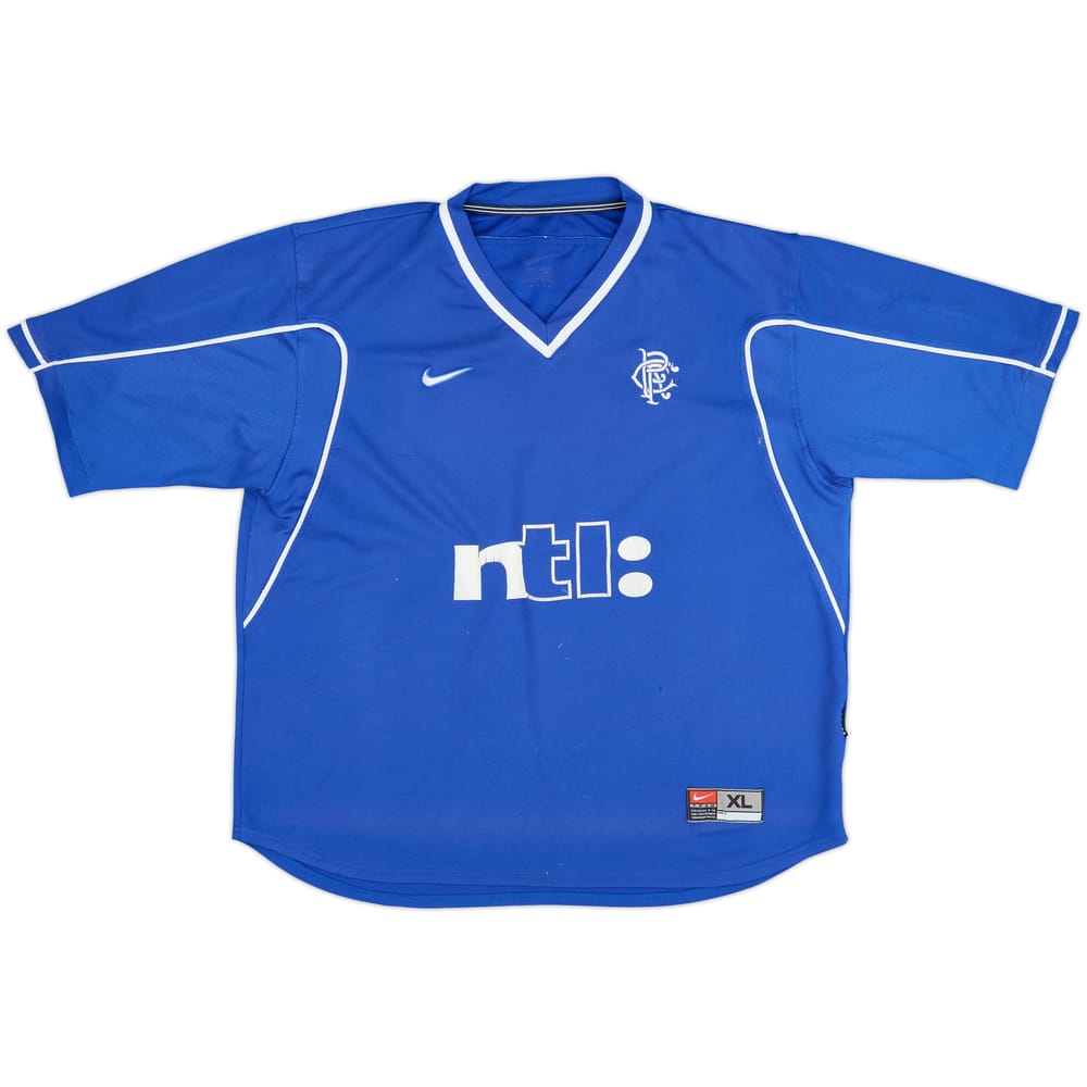 1999-01 Rangers Home Shirt - 5/10 - (XL)