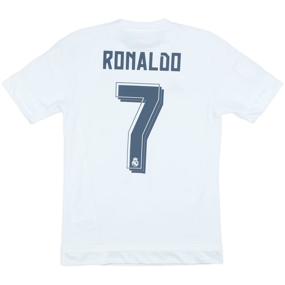 2015-16 Real Madrid Home Shirt Ronaldo #7 - 7/10 - (S)