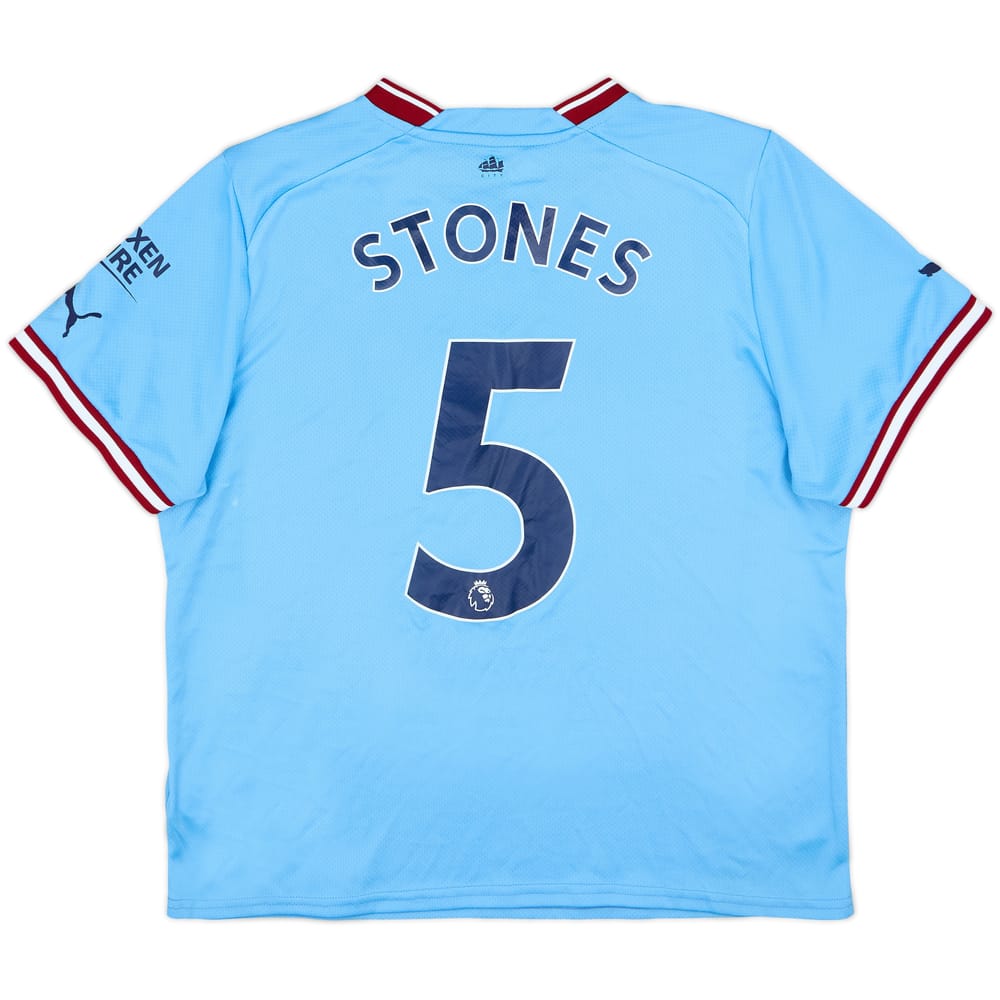 2022-23 Manchester City Home Shirt Stones #5 - 8/10 - (Women's M)