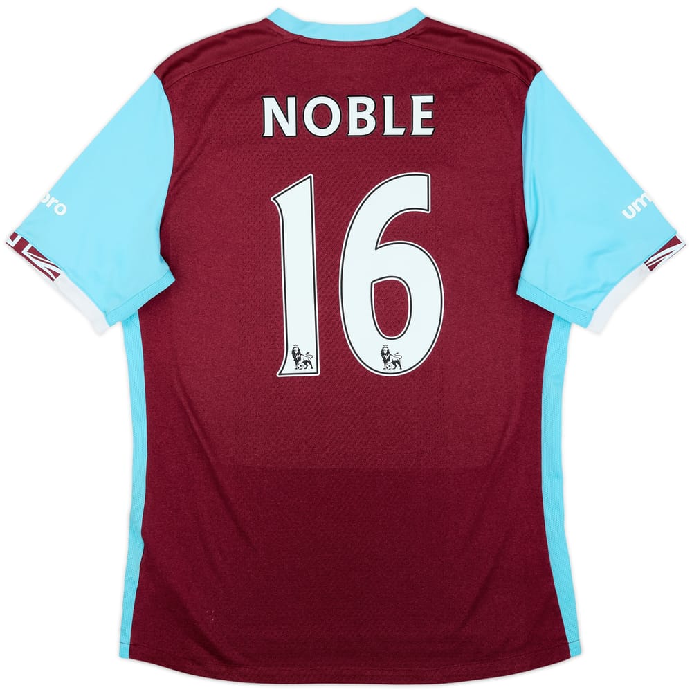 2016-17 West Ham Home Shirt Noble #16 - 7/10 - (L)