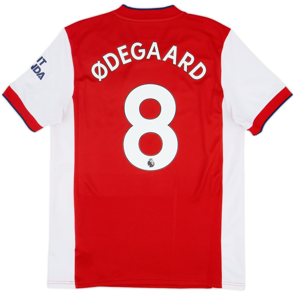 2021-22 Arsenal Home Shirt Odegaard #8 - 7/10 - (L)
