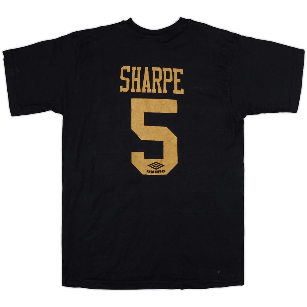 1994-96 Manchester United Umbro Graphic Tee Sharpe #5 - 7/10 - (M)