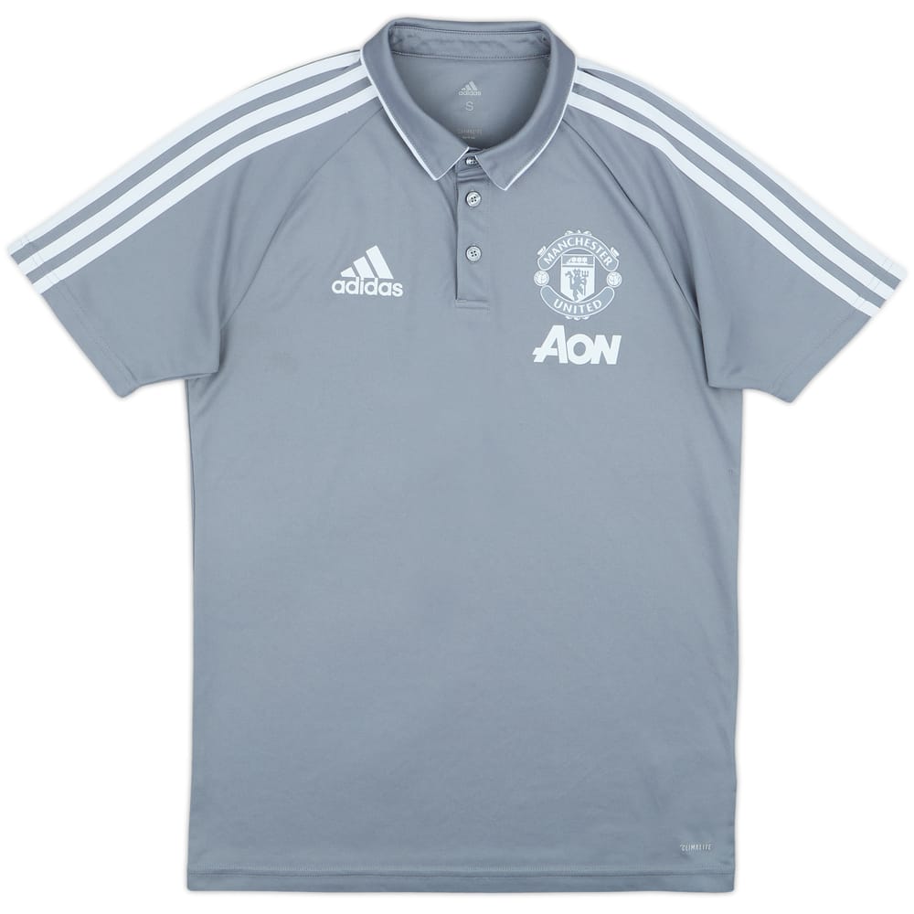 2017-18 Manchester United adidas Polo Shirt - 9/10 - (S)
