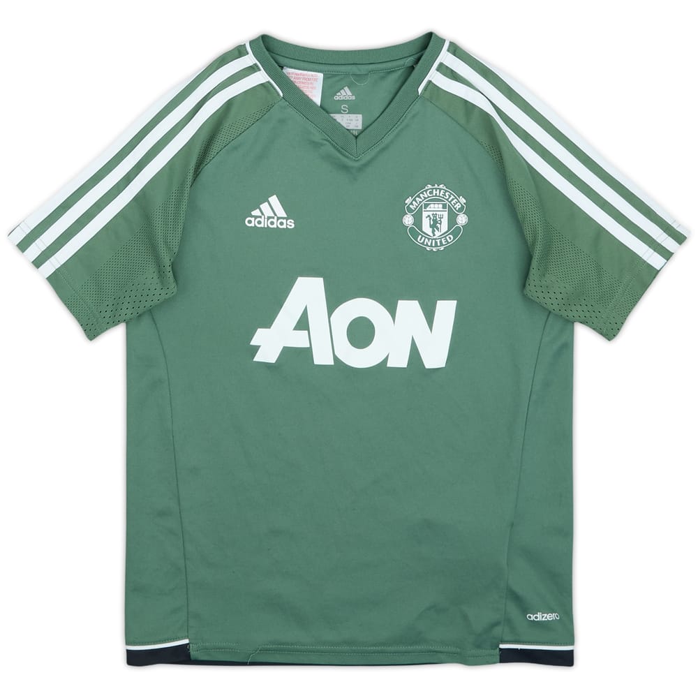 2017-18 Manchester United adizero Training Shirt - 9/10 - (S.Boys)