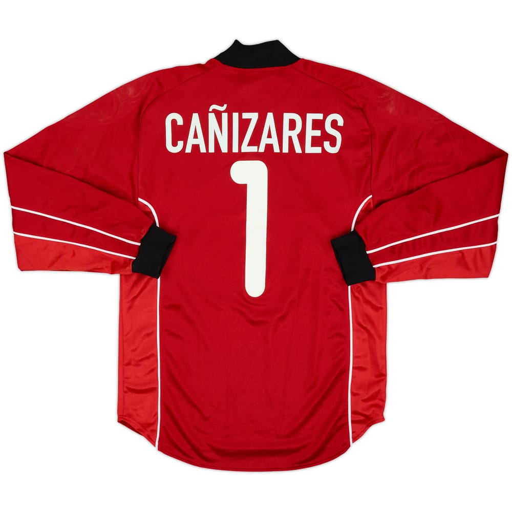 2001-02 Valencia GK Shirt Canizares #1 - 7/10 - (S)
