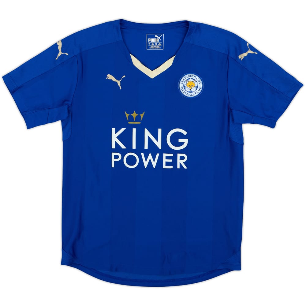 2015-16 Leicester Home Shirt - 6/10 - (L.Boys)