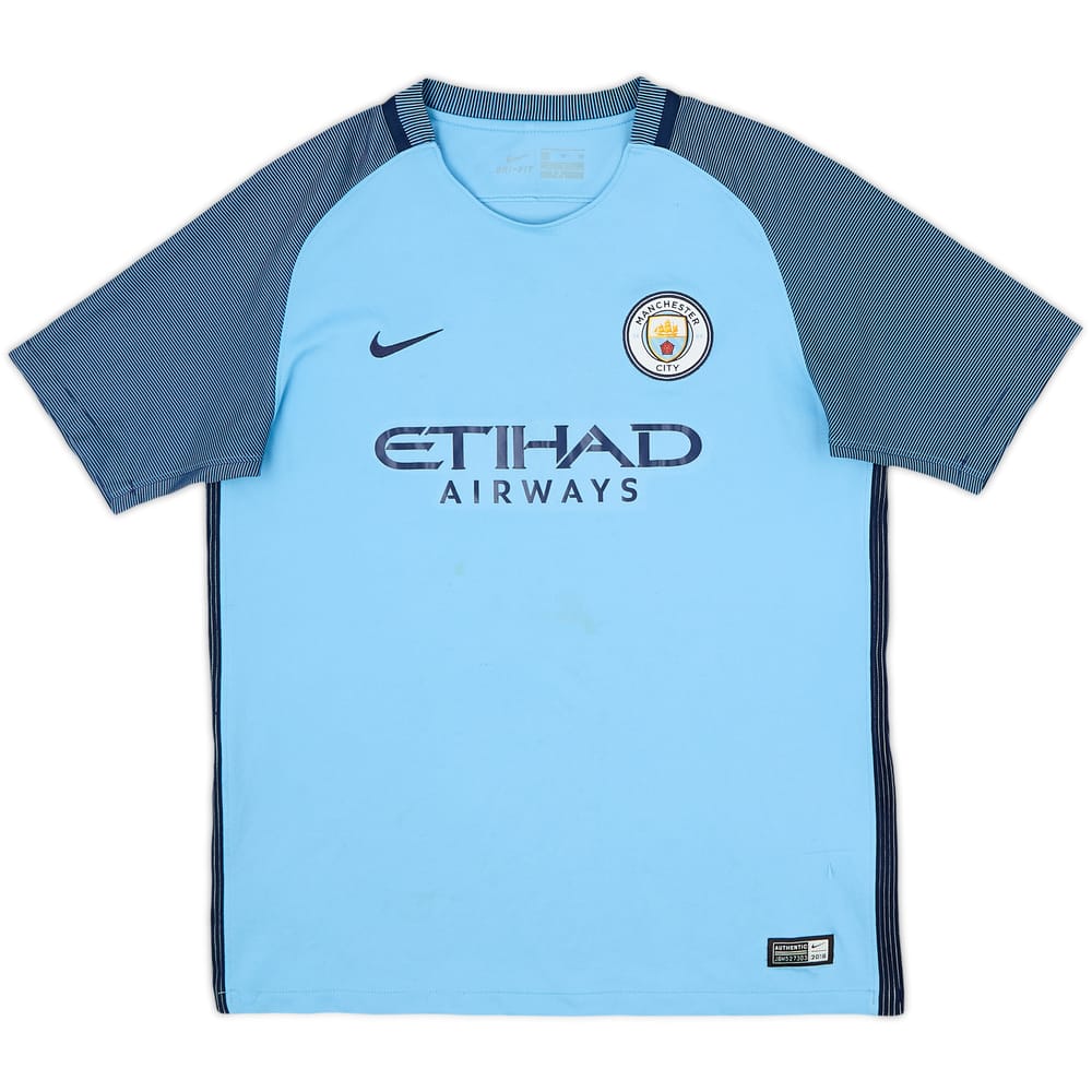 2016-17 Manchester City Home Shirt - 5/10 - (XL.Boys)