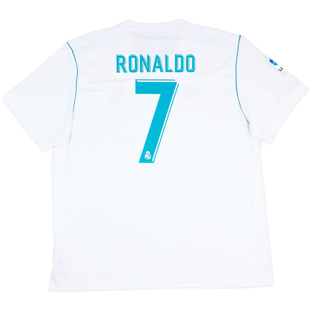 2017-18 Real Madrid Home Shirt Ronaldo #7 - 10/10 - (XXL)