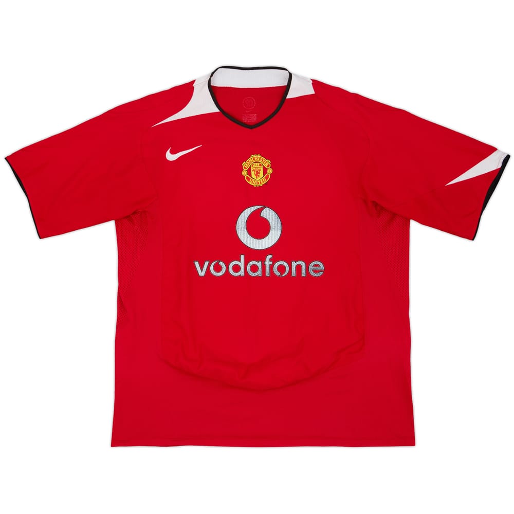2004-06 Manchester United Home Shirt - 4/10 - (L)