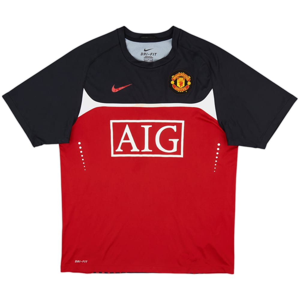 2010-11 Manchester United Nike Training Shirt - 6/10 - (L)