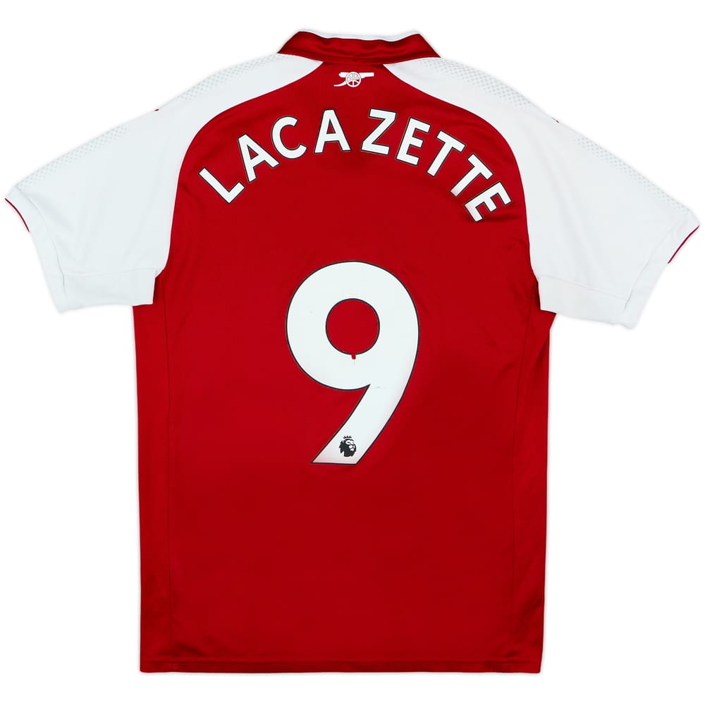 2017-18 Arsenal Home Shirt Lacazette #9 - 5/10 - (S)
