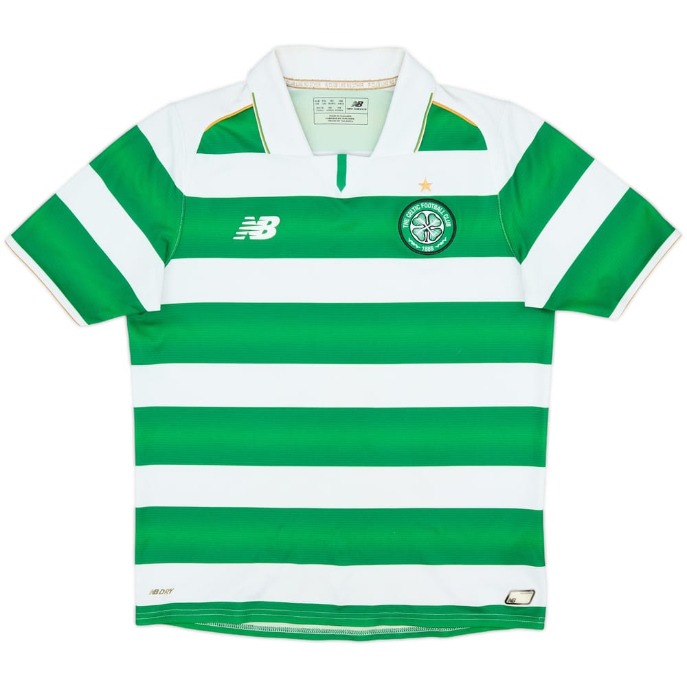 2015-16 Celtic Home Shirt - 9/10 - (XL.Boys)