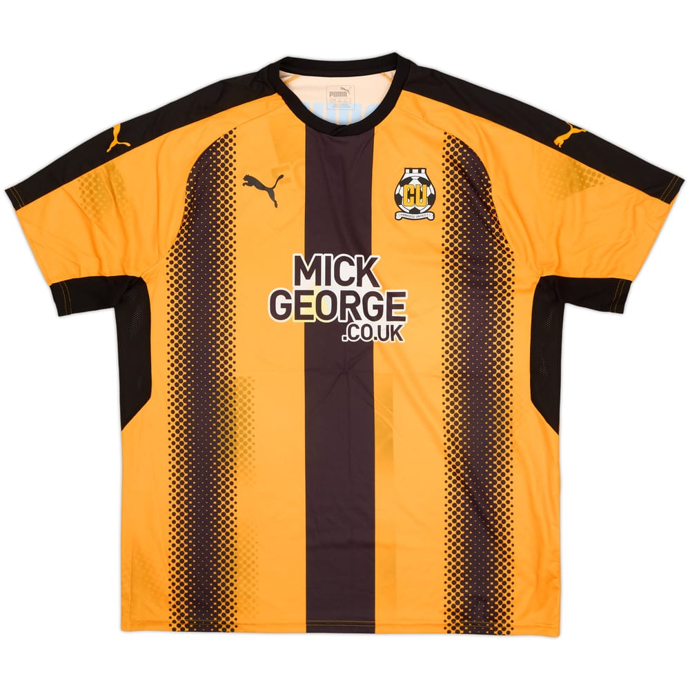 2017-18 Cambridge United Home Shirt - 4/10 - (XXL)
