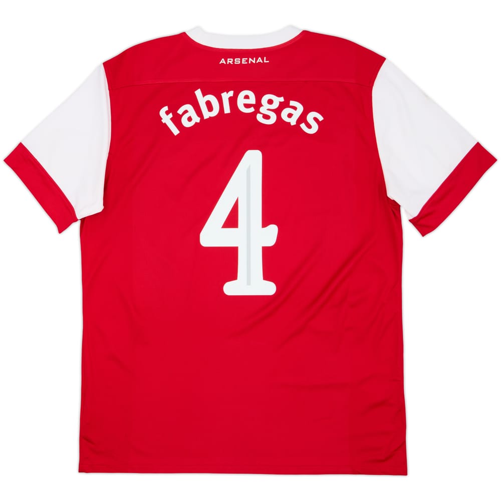 2010-11 Arsenal Home Shirt Fabregas #4 - 5/10 - (L)