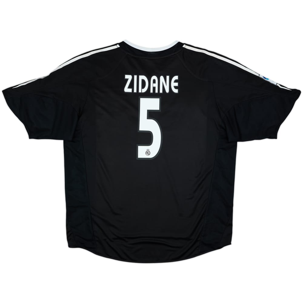 2004-05 Real Madrid Away Shirt Zidane #5 - 7/10 - (XL)