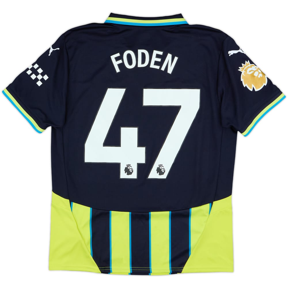 2024-25 Manchester City Away Shirt Foden #47 - 8/10 - (M)