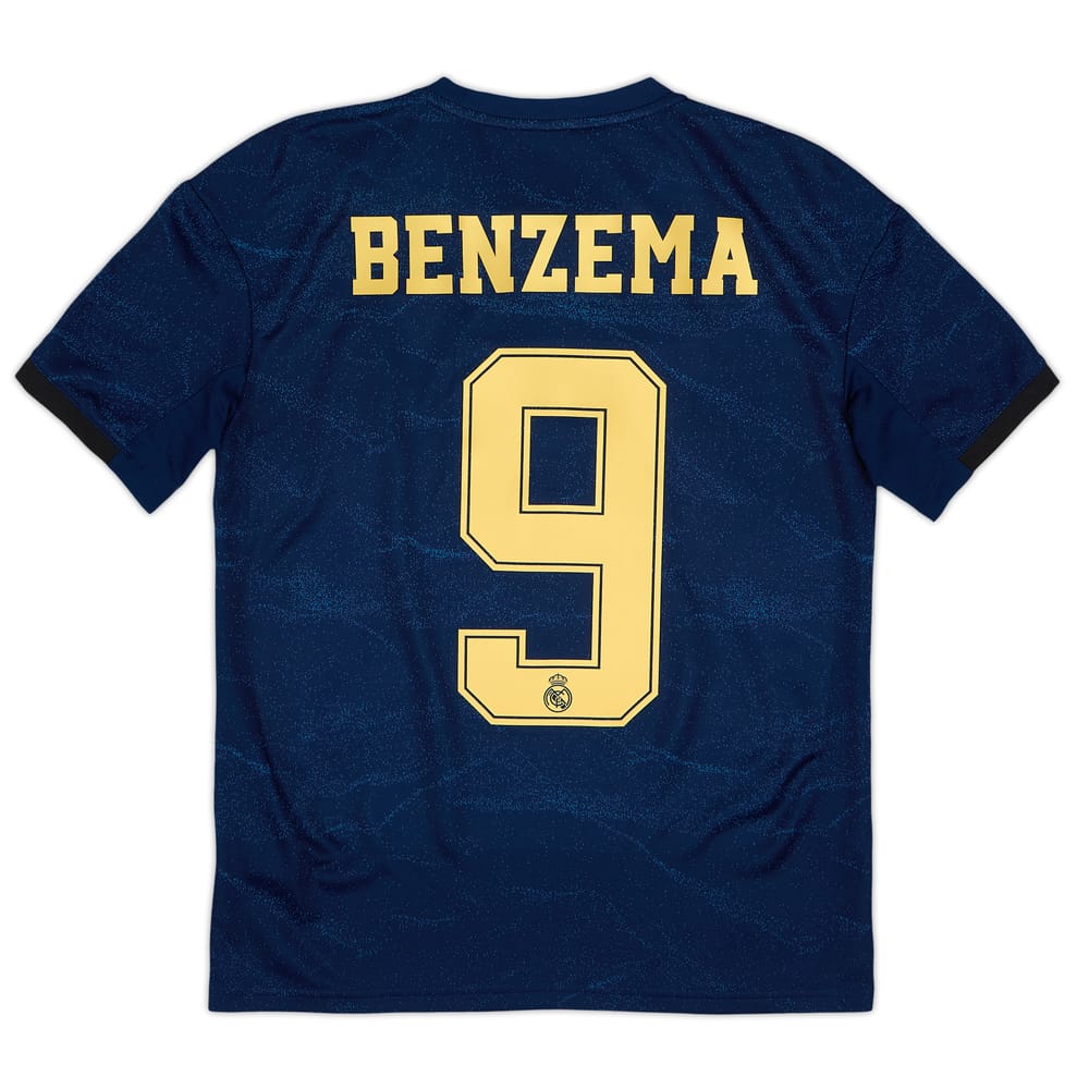 Camiseta de visitante del Real Madrid 2019-20 Benzema #9 - 8/10 - (13-14 Años)