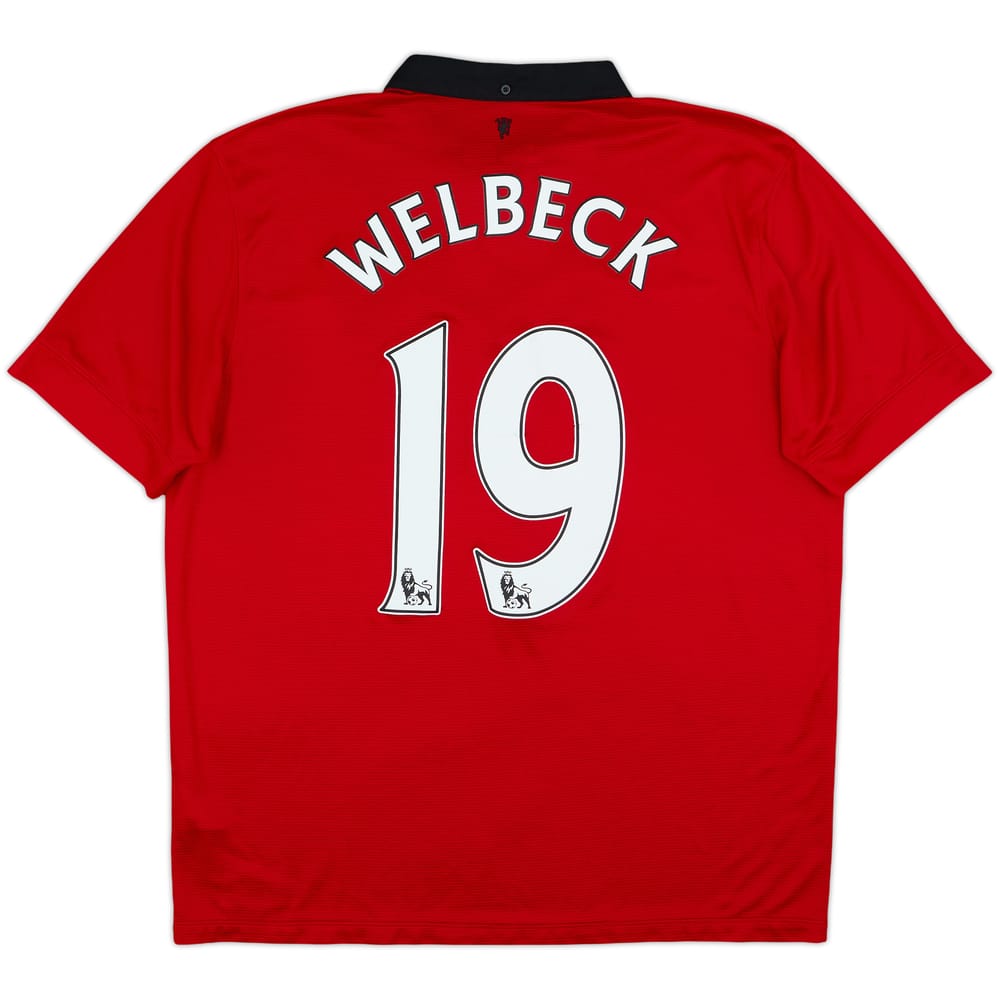 2013-14 Manchester United Home Shirt Welbeck #19 - 5/10 - (XL)