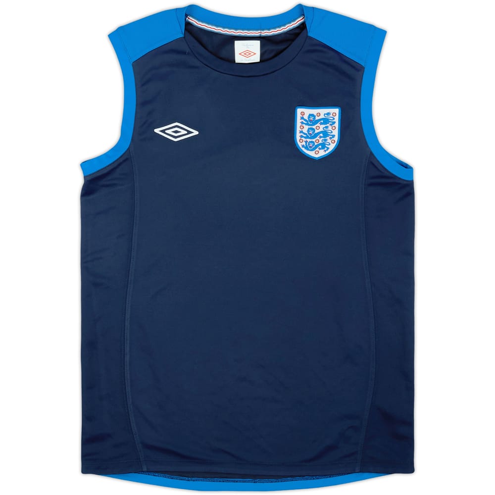 2010-11 England Umbro Training Vest - 9/10 - (M)
