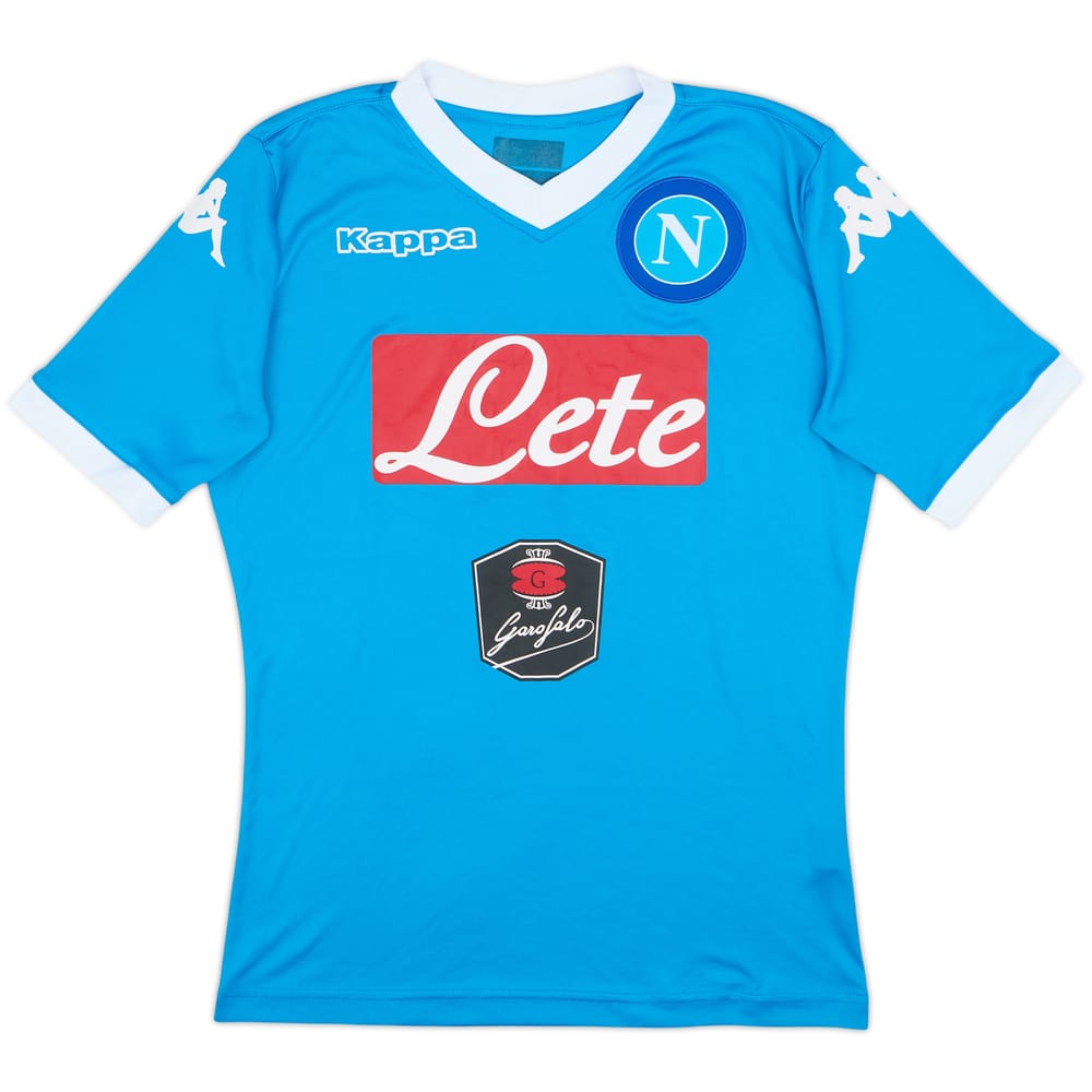 2015-16 Napoli Basic Home Shirt - 7/10 - (S)