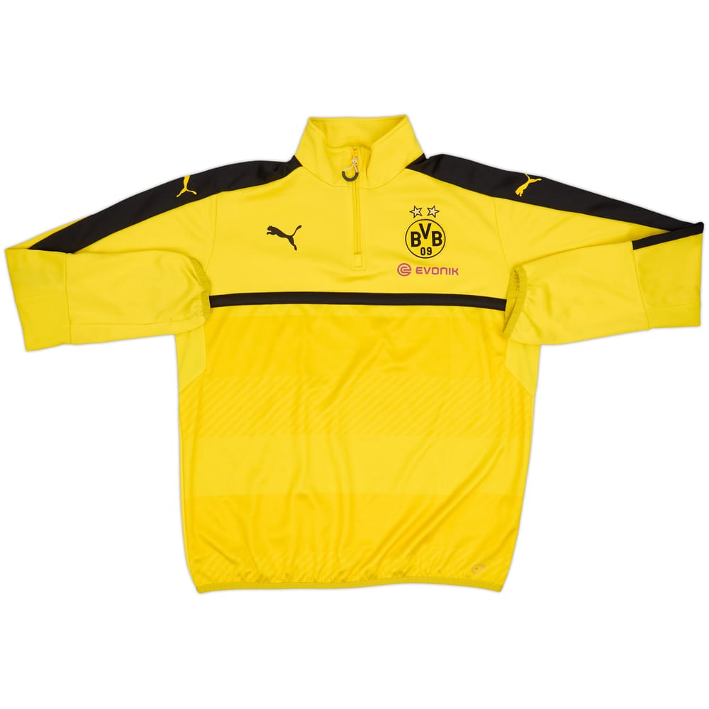 2015-16 Borussia Dortmund Puma 1/4 Zip Drill Top - 8/10 - (XL)