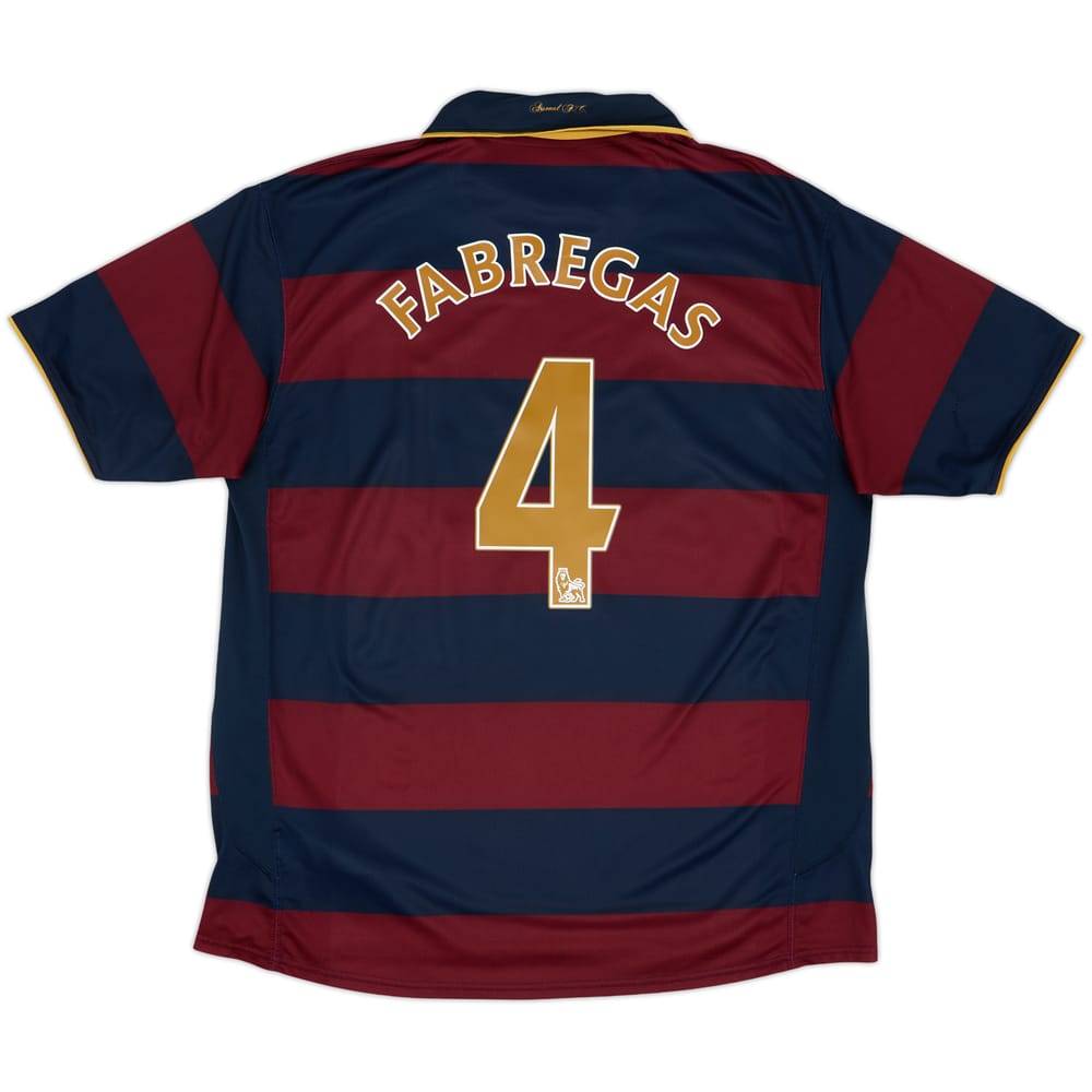 2007-08 Arsenal Third Shirt Fabregas #4 - 9/10 - (XL)