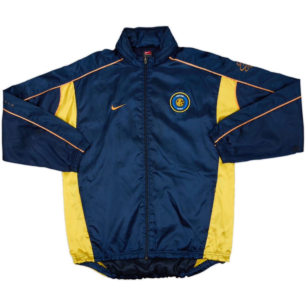 2001-02 Inter Milan Nike Hooded Track Jacket - 9/10 - (M)