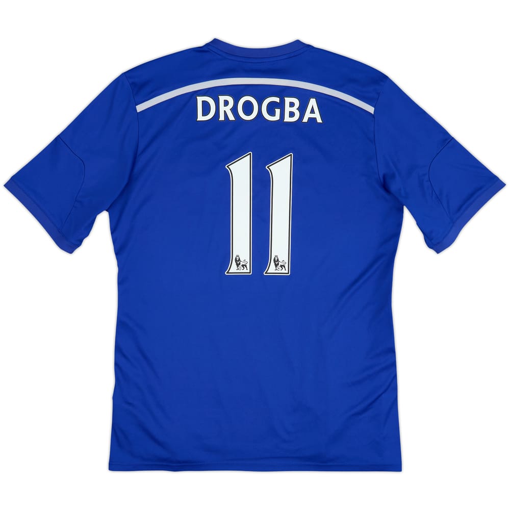 2014-15 Chelsea Home Shirt Drogba #11 - 8/10 - (XL)
