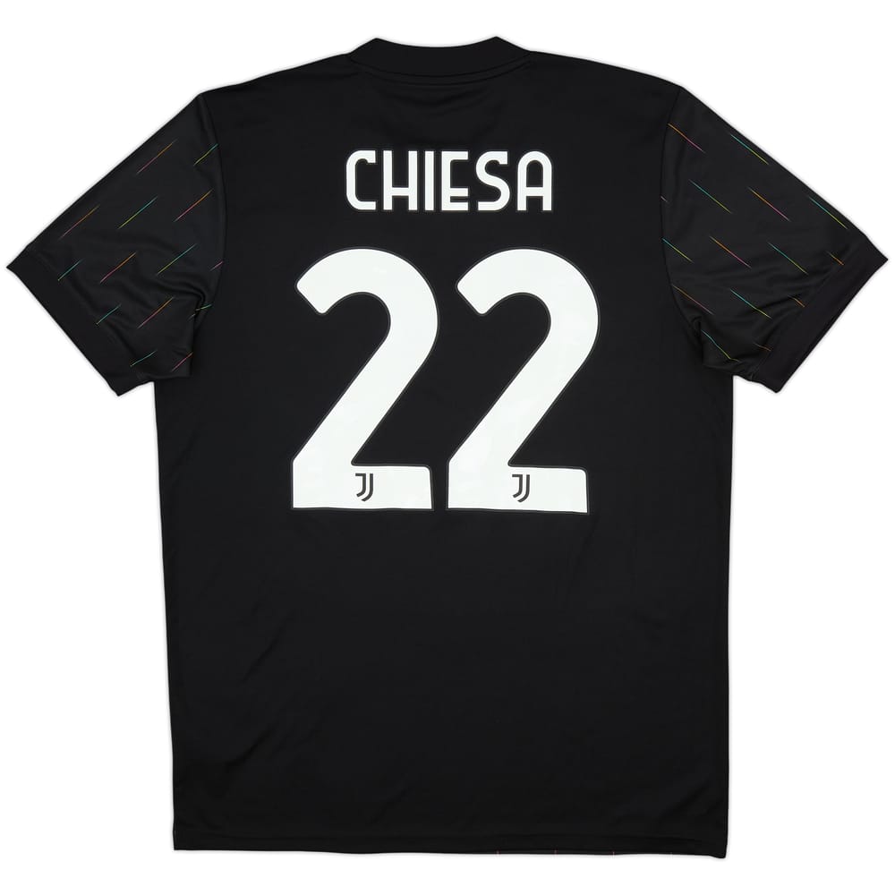 2021-22 Juventus Away Shirt Chiesa #22 - 10/10 - (L)
