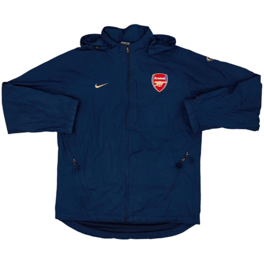 2003-04 Arsenal Nike Hooded Rain Jacket - 6/10 - (M)
