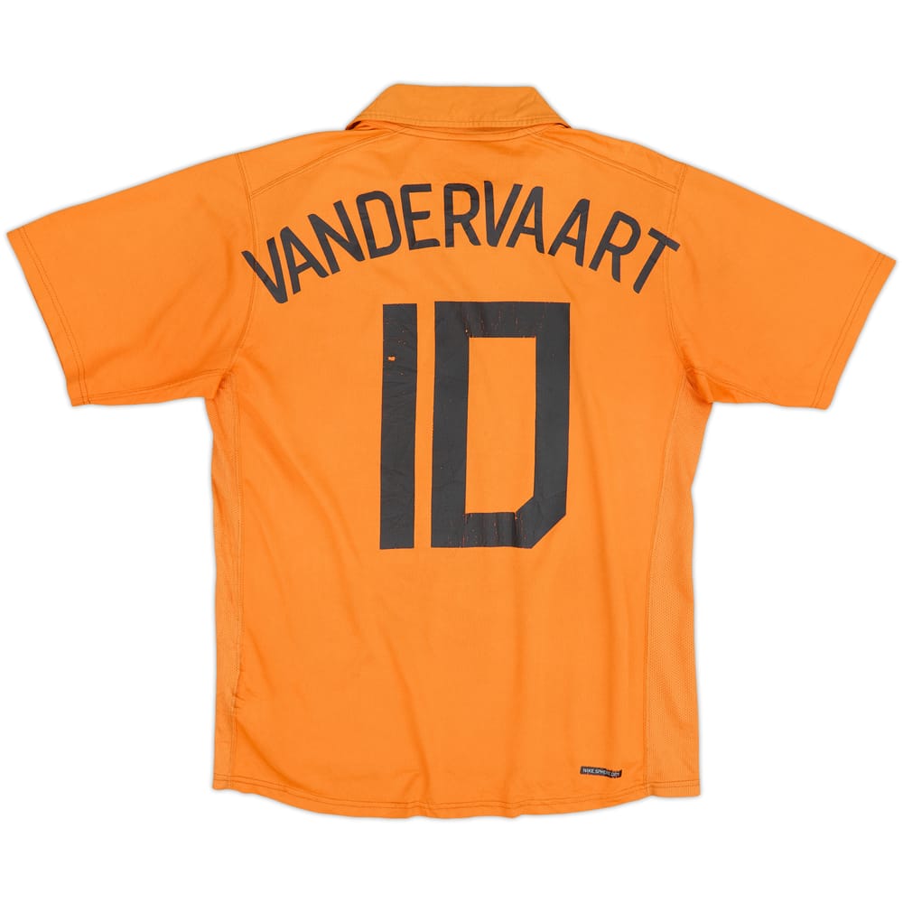 2006-08 Netherlands Home Shirt Van Der Vaart #10 - 5/10 - (M)