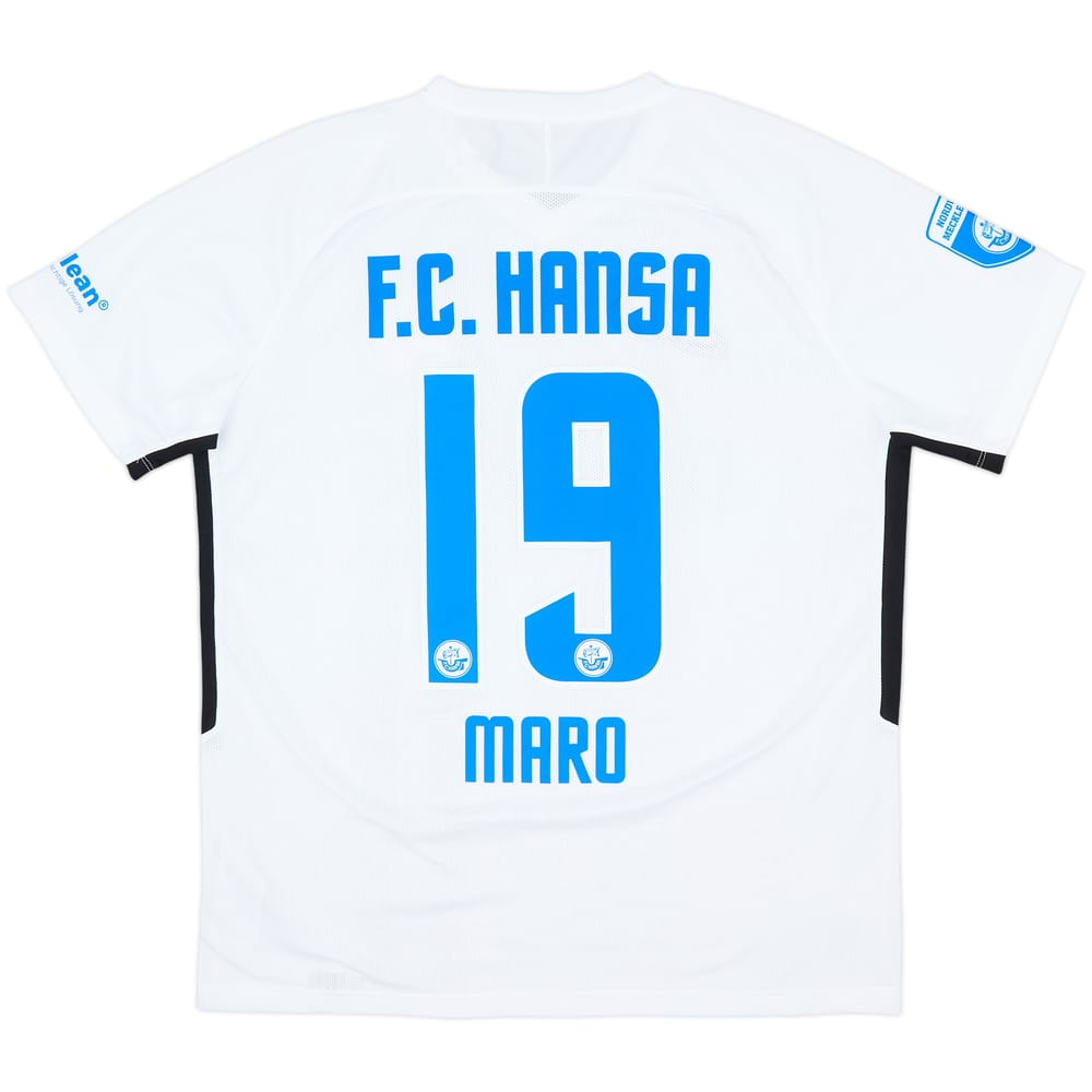 2019-21 Hansa Rostock Away Shirt Maro #19 - 10/10 - (XL)