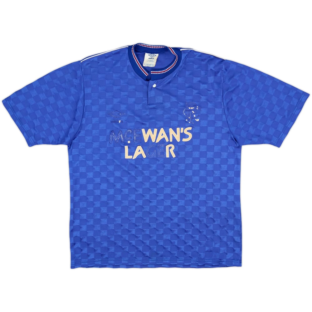 1987-90 Rangers Home Shirt - 3/10 - (M)