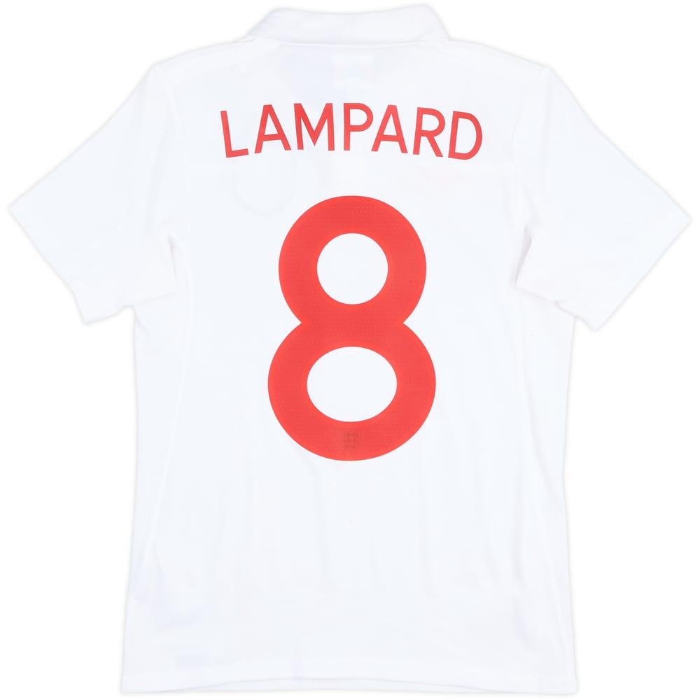 2009-10 England Home Shirt Lampard #8 - 6/10 - (M.Boys)