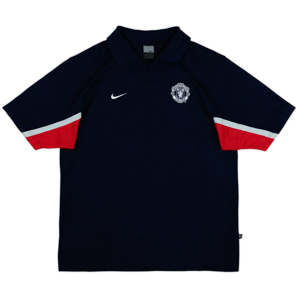 2003-04 Manchester United Nike Polo Shirt - 7/10 - (L)