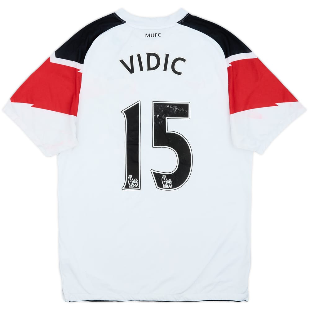 2010-12 Manchester United Away Shirt Vidic #15 - 5/10 - (M)